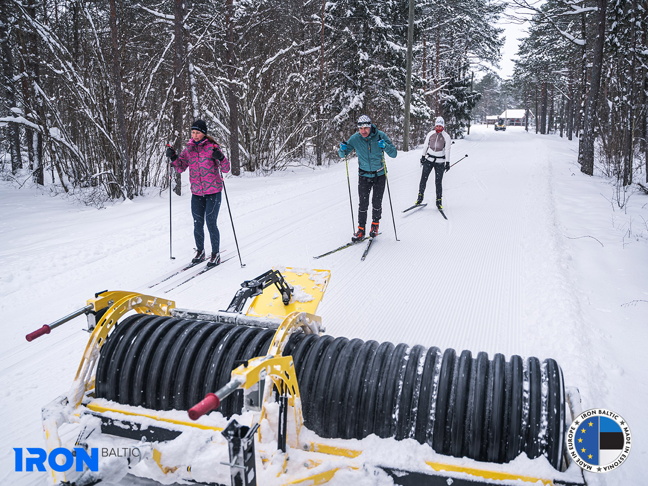 Eisschaber-Modul 2,7 m für Schneewalze